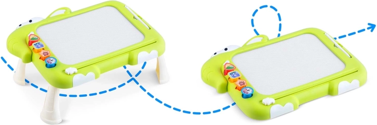 Tafeltje met pootjes voor comfortabel spelen