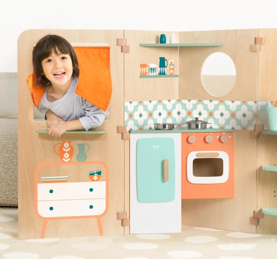 Keukentje en winkeltje in één