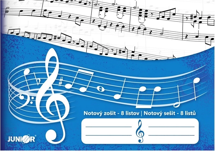 Muziekschrift Junior 8 vellen