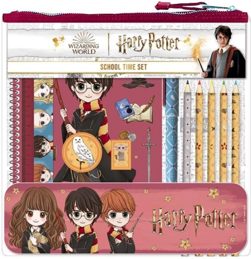 School- en creatieve set HARRY POTTER in plastic etui 24 × 24 × 3 cm