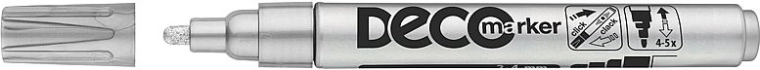 ICO Deco marker zilver 2–4 mm