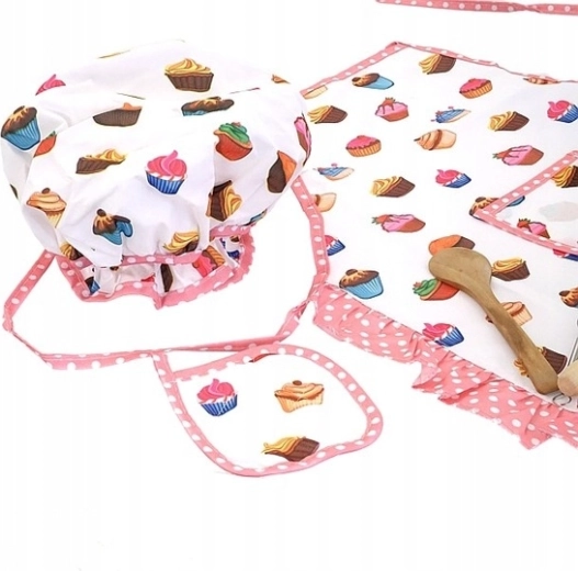 Schattig design en verkleedset voor in de keuken