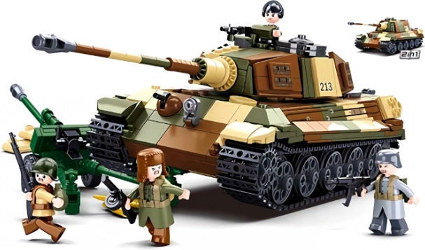 Sluban Slag om Boedapest – Duitse zware tank TIGER II 2-in-1 bouwset