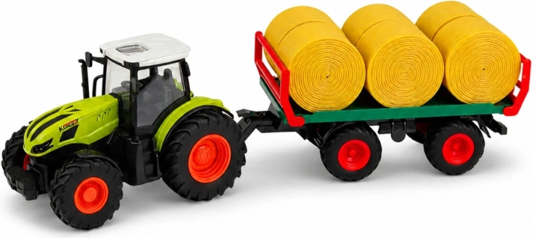 Aanhanger en hooibalen voor boerderijscenario’s