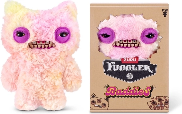 ZURU Fuggler Baddies pluchen monstertje 22 cm - 1 stuk