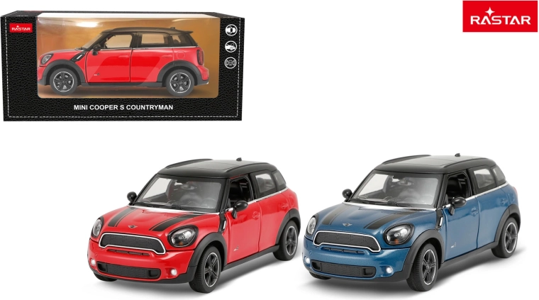 Automodel Rastar Mini Countryman 1:24 blauw