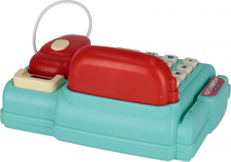 Mandje met boodschappen en geld in de set