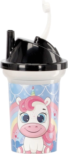 Lekvrije afsluiting met ingebouwd rietje