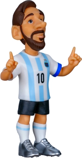 Gedetailleerde afwerking van Lionel Messi in het shirt van Argentinië