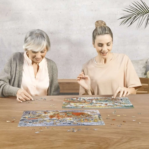 Ontspannen puzzelen voor relaxen en concentratietraining