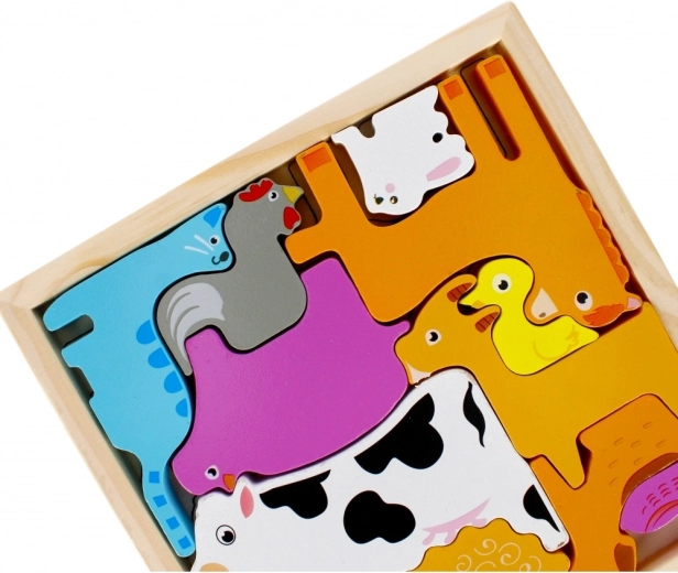 Praktische houten lijst