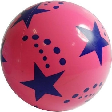 Bal met sterretjes 23 cm - 1 stuk