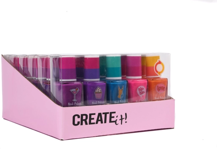 Set van 5 lakjes in verschillende kleuren