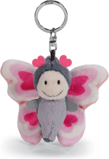 Nici sleutelhanger vlindertje Love 6 cm