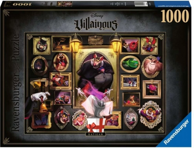 Puzzel Ravensburger Villainous: Ratigan 1000 stuks