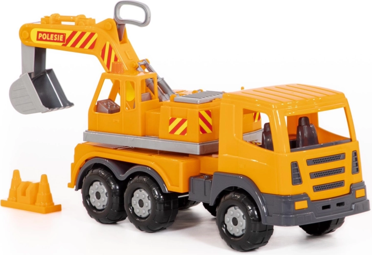 Mechanische schep met hendel