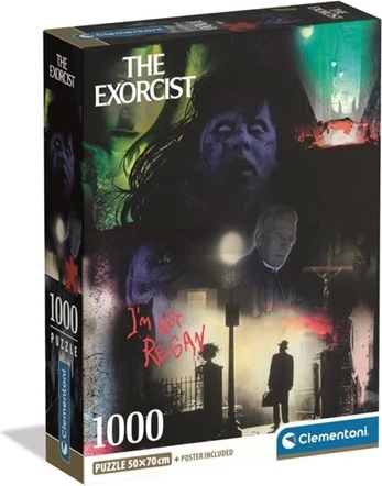 Clementoni puzzel Exorcist – horrorfilmcollage 1000 stukjes (compact)
