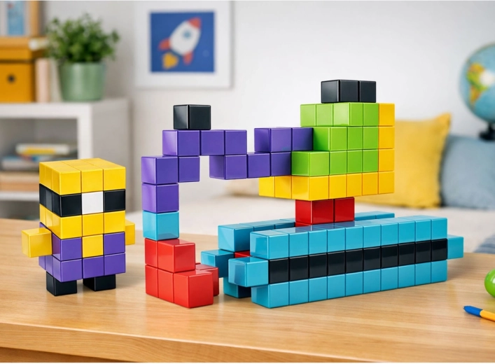 Creatieve 3D- en platte modellen