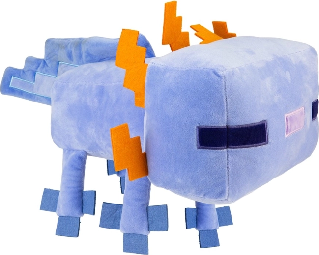 Minecraft pluchen axolotl blauw 44 cm