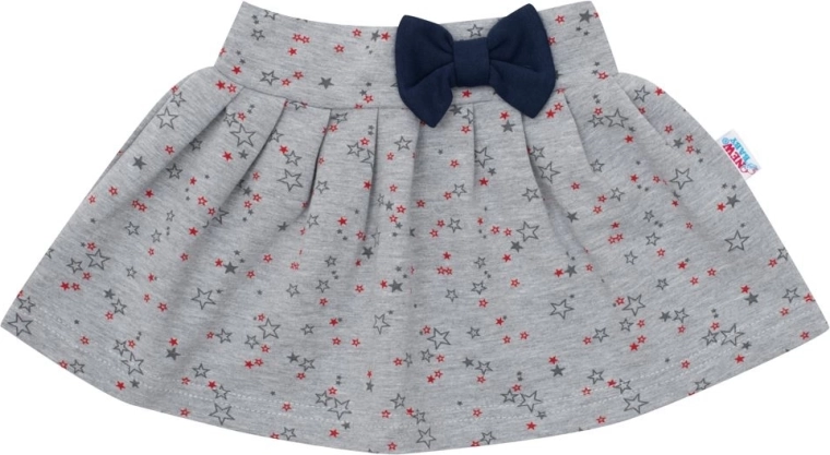 Rokje met elastische taille en strik