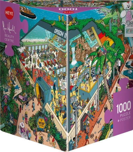 Heye-puzzel Prachtig centrum met 1000 stukjes