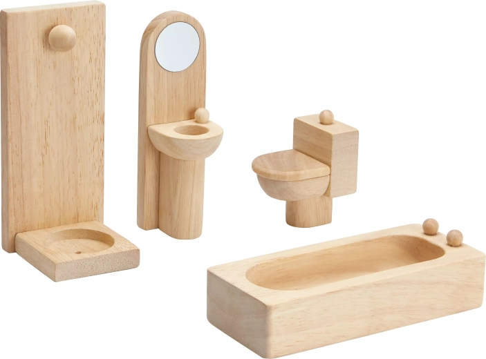 PlanToys badkamerset voor het poppenhuis