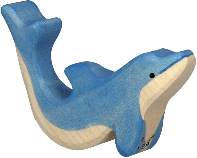 Holztiger dolfijn klein - 1 stuk