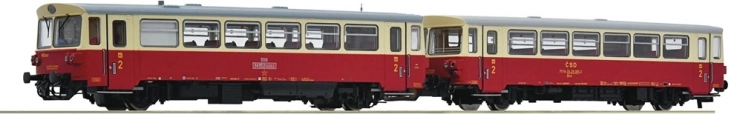 Roco motorwagen M 152 ČSD met stuurstandrijtuig, digitaal met geluid