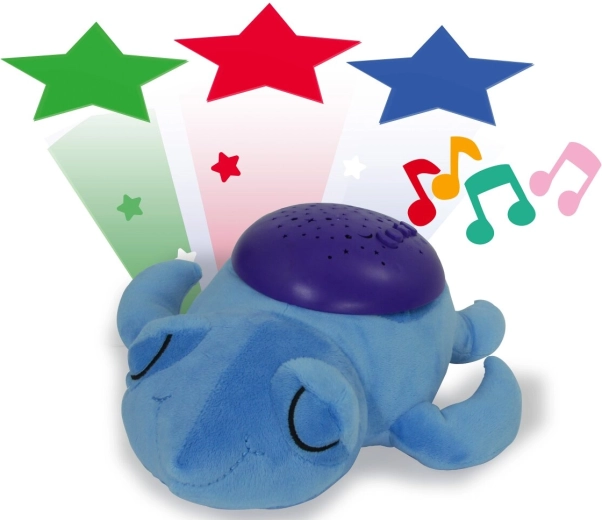 Jamara LED-nachtlampje met projector en melodieën Dreamy Turtle, blauw - 1 stuk