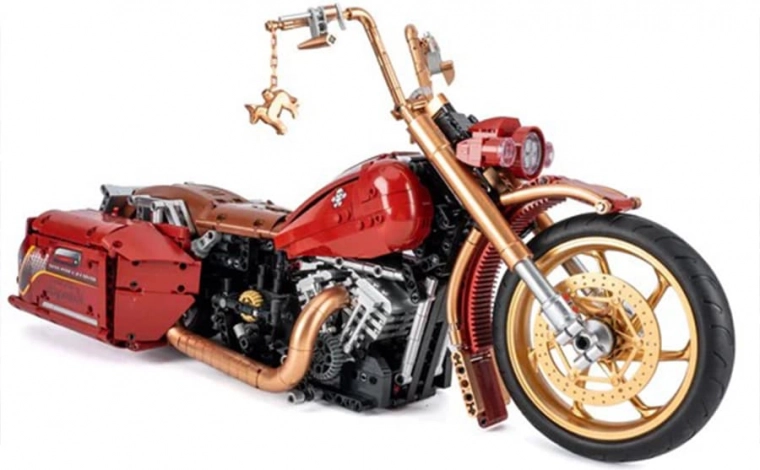 Bouwstenen Motor 2111 st. Rood
