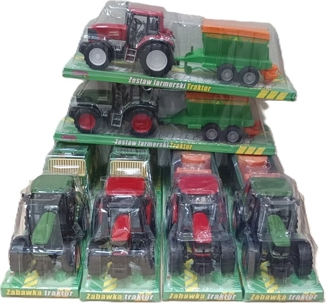 Tractor met landbouwmachine