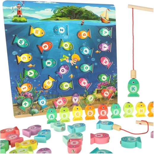 Houten visspel Montessori