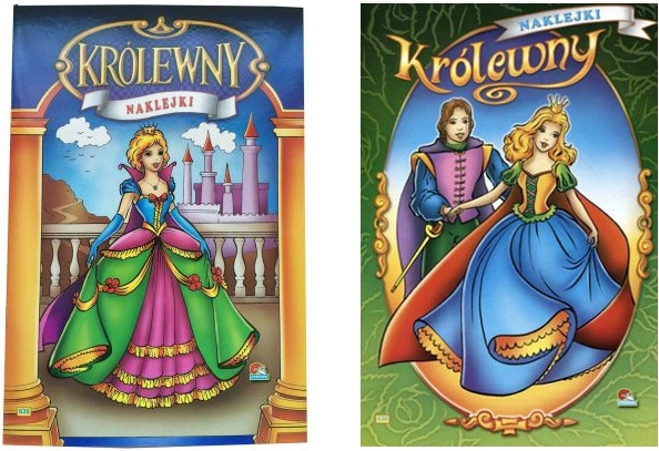 Kleurboeken met stickers – prinsessen