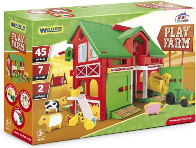 Play House boerderij – speelset met figuurtjes en tractor 37 cm