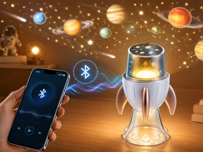 3-in-1: projector, nachtlampje en Bluetooth-speaker