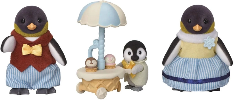 Complete pinguïnfamilie