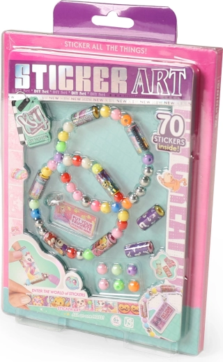 Creatieve armband met stickers