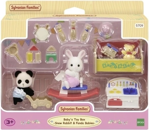 Sylvanian Families kinderkamer met figuren en accessoires - 1 stuk