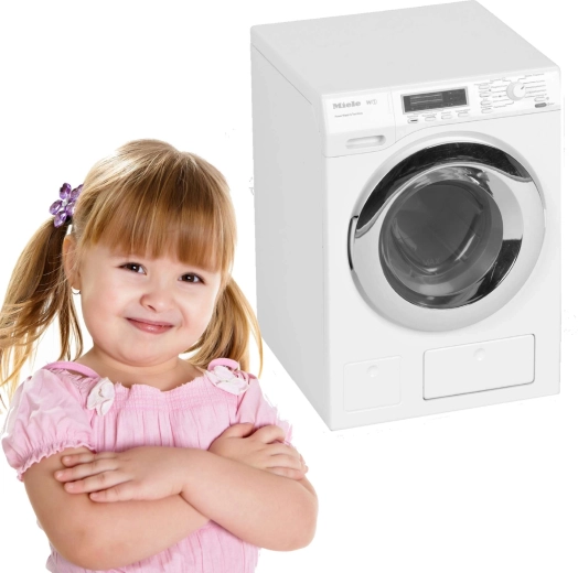 Openende deur en draaiende trommel