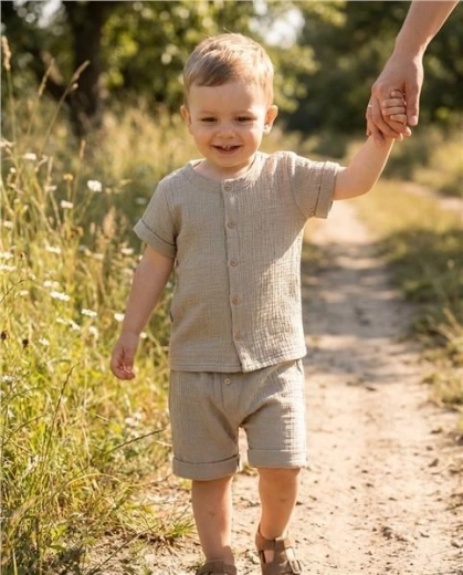 Lichte en ademende mousseline voor zomers comfort