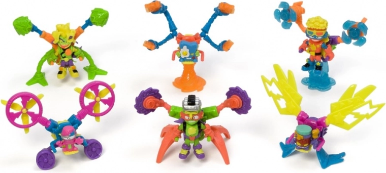 Uniek SuperThing-figuur in neonstijl