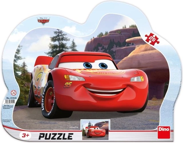 Cars: Bliksem op uitstapje kinderlegpuzzel 25 stukjes