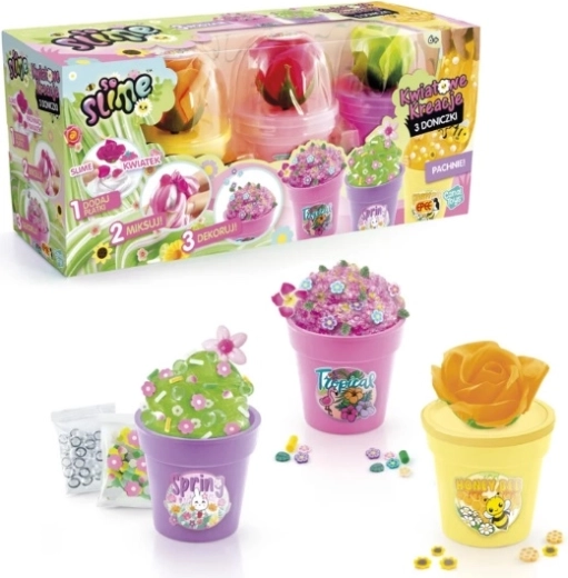 Epee So Slime bloemcreaties – 3 bloempotjes