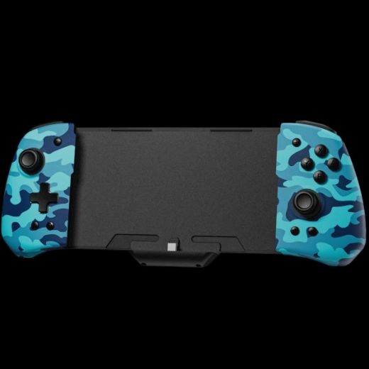 FUNLAB Luminpad draadloze Gripcon voor Nintendo Switch, blauwe camouflage