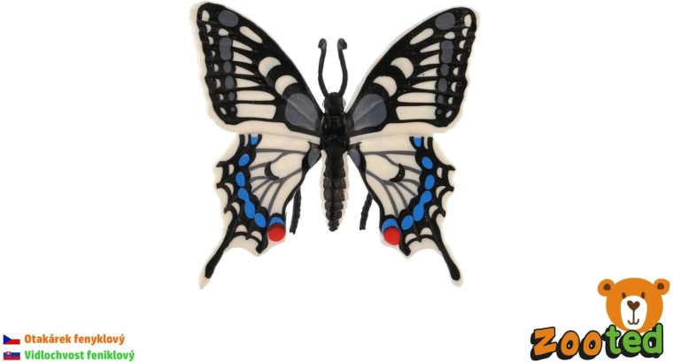 Koninginnenpage-figuur Zooted 8 cm