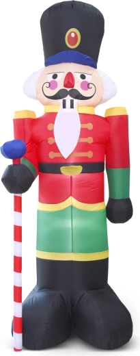 Opblaasbare kerstnotenkraker met ledverlichting 240 cm