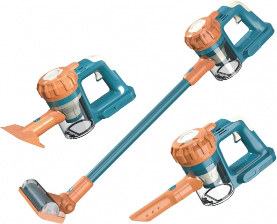 Kinderstofzuiger blauw-oranje