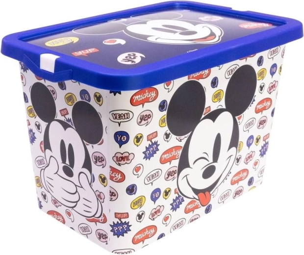 Stor opbergbox met deksel Mickey Mouse