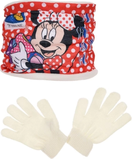 Colsjaal en handschoenen Minnie