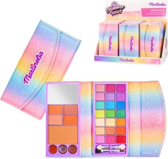 Cosmeticatasje voor kinderen met glitter - 1 stuk